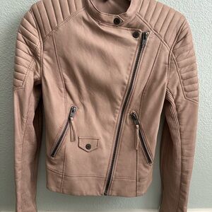 H&M Blush Leather Jacket